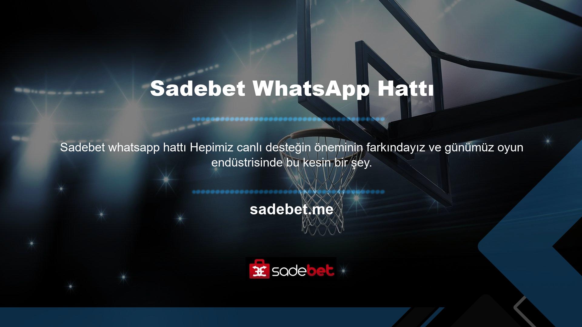Ancak Sadebet, WhatsApp hattı hizmetini açtı ve normal bir şekilde VIP hizmetleri sunmaya başladı